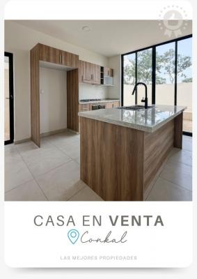 Casa en venta en Naia Residencial Conkal con recamara en planta baja Ikkil